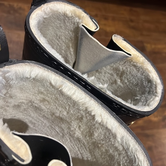 Holland Cooper Shearling Lined Wellington Boots - Picture 6 of 9